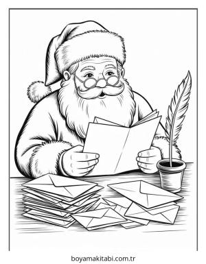 Aralık Ayı boyama sayfası – eğitici aktivite, yaratıcılık