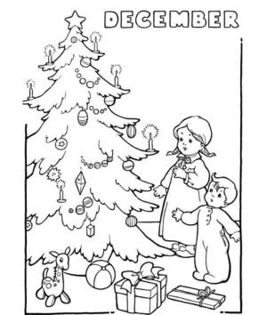 Aralık boyama sayfası,  coloring page, 2 Aralık, 