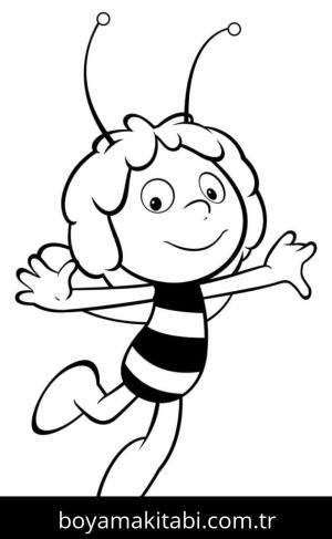 Arı Maya boyama sayfası,  coloring page, 