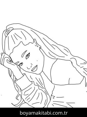 Ariana Grande boyama sayfası 49845,  coloring page, 