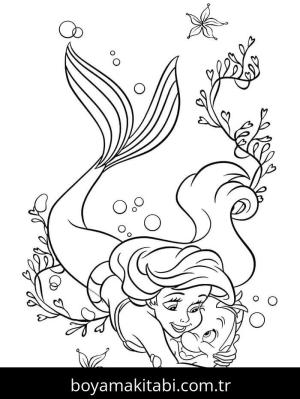 Ariel boyama sayfası 49857, Ariel coloring page, 