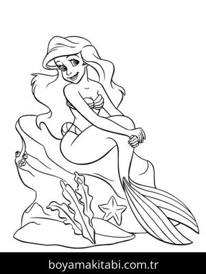 Ariel boyama sayfası 49854, Ariel coloring page, 
