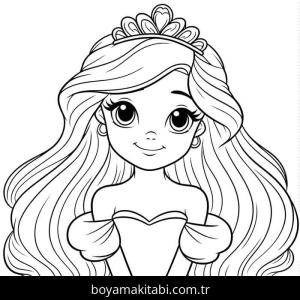 Ariel boyama sayfası, Ariel coloring page, 