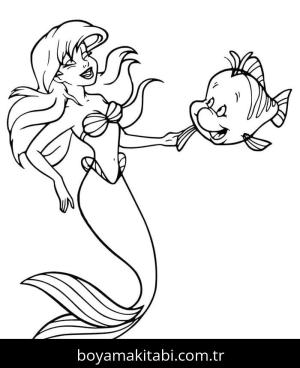 Ariel boyama sayfası 49863, Ariel coloring page, 