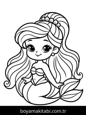 Ariel boyama sayfası 49855, Ariel coloring page, 