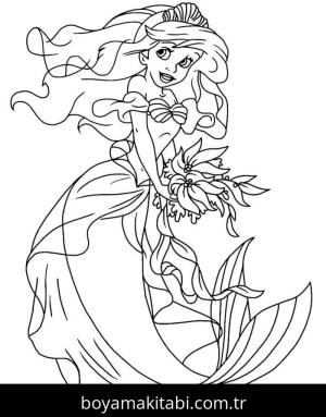 Ariel boyama sayfası 49865, Ariel coloring page, 