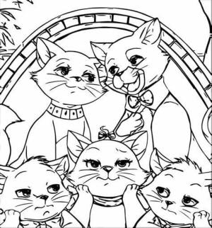 Aristokediler boyama sayfası,  coloring page, Aristokratlar Görüntü HD, 