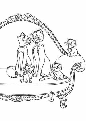 Aristokediler boyama sayfası,  coloring page, Yazdırılabilir Aristokratlar Resim, 