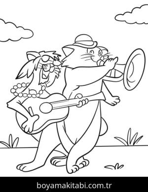 Aristokediler boyama sayfası 49896,  coloring page, 