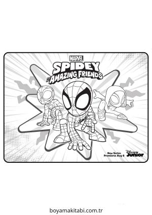 Arkadaş boyama sayfası – sevimli karakter, sanatsal çalışma