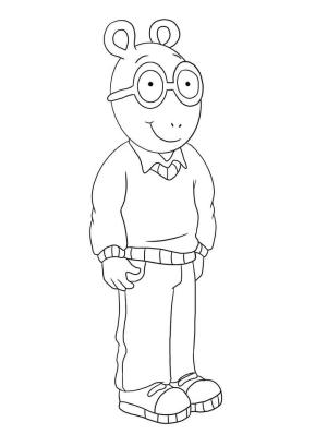 Arthur Oku boyama sayfası,  coloring page, Arthur Oku, 