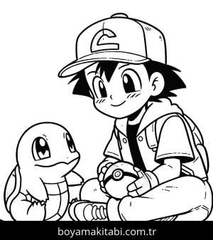 Ash Ketchum boyama sayfası,  coloring page, , 