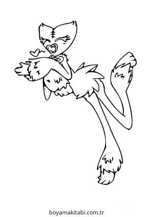 Aşk boyama sayfası – çocuklar için, çizgi film temalı