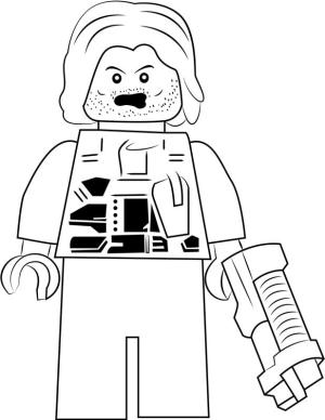 Asker boyama sayfası,  coloring page, Lego Kış Asker, 