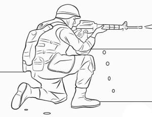 Asker boyama sayfası,  coloring page, Ordu, 