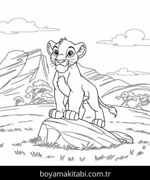 Aslan Kral boyama sayfası 50032,  coloring page, 