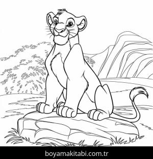 Aslan Kral boyama sayfası 50042,  coloring page, 
