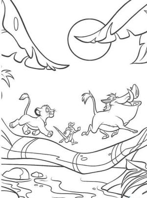 Aslan Kral boyama sayfası,  coloring page, Aslan Kral – Sayfa 6, 