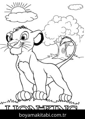 Aslan Kral boyama sayfası 50039,  coloring page, 
