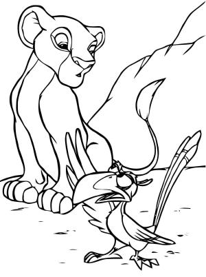 Aslan Kral boyama sayfası,  coloring page, Aslan Kral – Sayfa 20, 