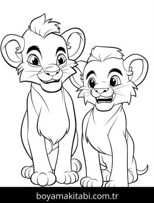 Aslan Kral boyama sayfası 50021,  coloring page, 