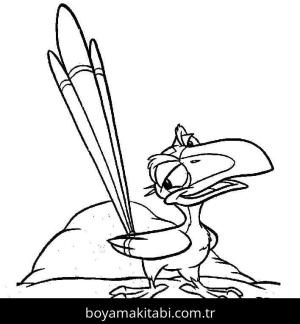 Aslan Kral boyama sayfası – çocuk aktivitesi, PDF indir