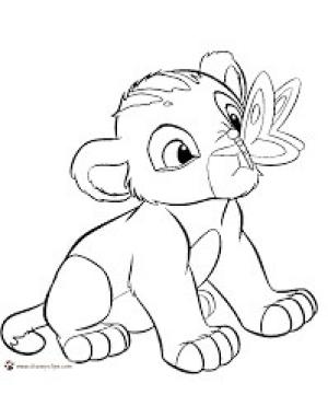 Aslan boyama sayfası, Lions coloring page, ,