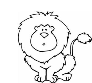 Aslan boyama sayfası, Lions coloring page, , 