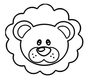 Aslan boyama sayfası, Lions coloring page, , 