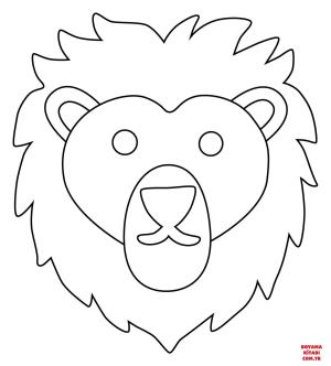 Aslan boyama sayfası, Lions coloring page, , lions lion emoji 