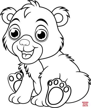 Aslan boyama sayfası, Lions coloring page, , lions cute baby lion 
