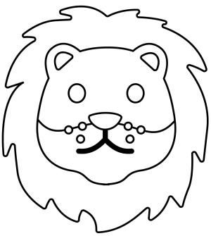 Aslan boyama sayfası, Lions coloring page, , lions lion emoji 