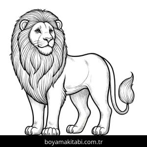 Aslan boyama sayfası 49986, Lions coloring page, 