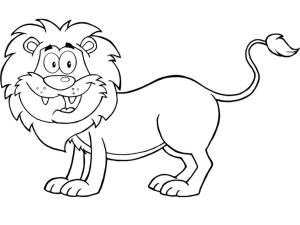 Aslan boyama sayfası, Lions coloring page, ,
