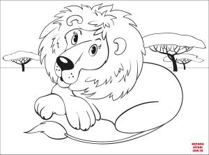 Aslan boyama sayfası, Lions coloring page, , lions lion 