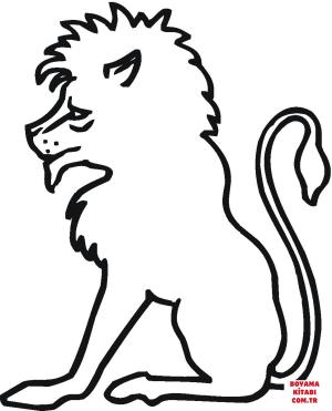 Aslan boyama sayfası, Lions coloring page, , lions lion 