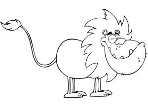 Aslan boyama sayfası, Lions coloring page, , 