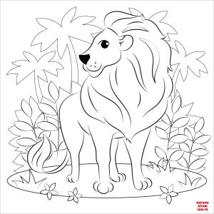 Aslan boyama sayfası, Lions coloring page, , lions lion 