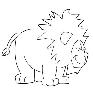 Aslan boyama sayfası, Lions coloring page, , 