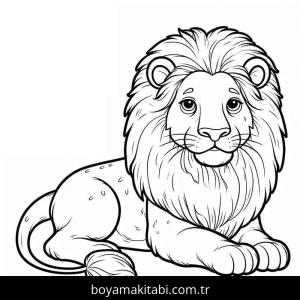 Aslan boyama sayfası 49972, Lions coloring page, 