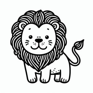 Aslan boyama sayfası, Lions coloring page, ,