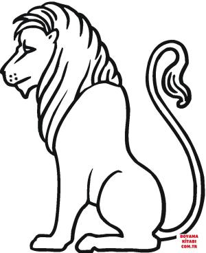 Aslan boyama sayfası, Lions coloring page, , lions lion 