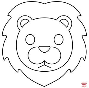 Aslan boyama sayfası, Lions coloring page, , lions lion emoji 