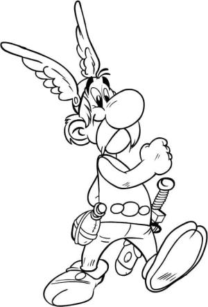 Asteriks ve Oburiks boyama sayfası,  coloring page, Şövalye Asteriks, 