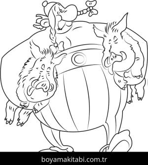 Asteriks ve Oburiks boyama sayfası 50056,  coloring page, 