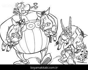 Asteriks ve Oburiks boyama sayfası 50089,  coloring page, 