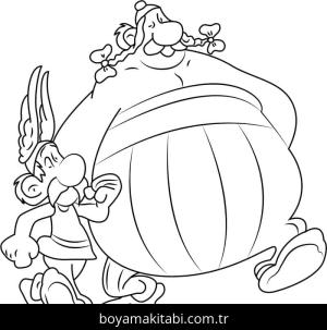 Asteriks ve Oburiks boyama sayfası 50094,  coloring page, 