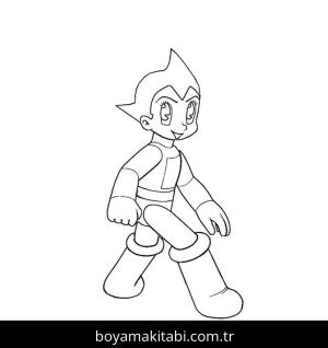 Astro Boy Boyama