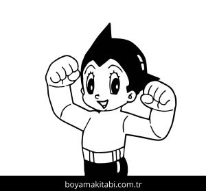 Astro Boy Boyama