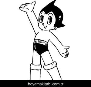 Astro Boy Boyama